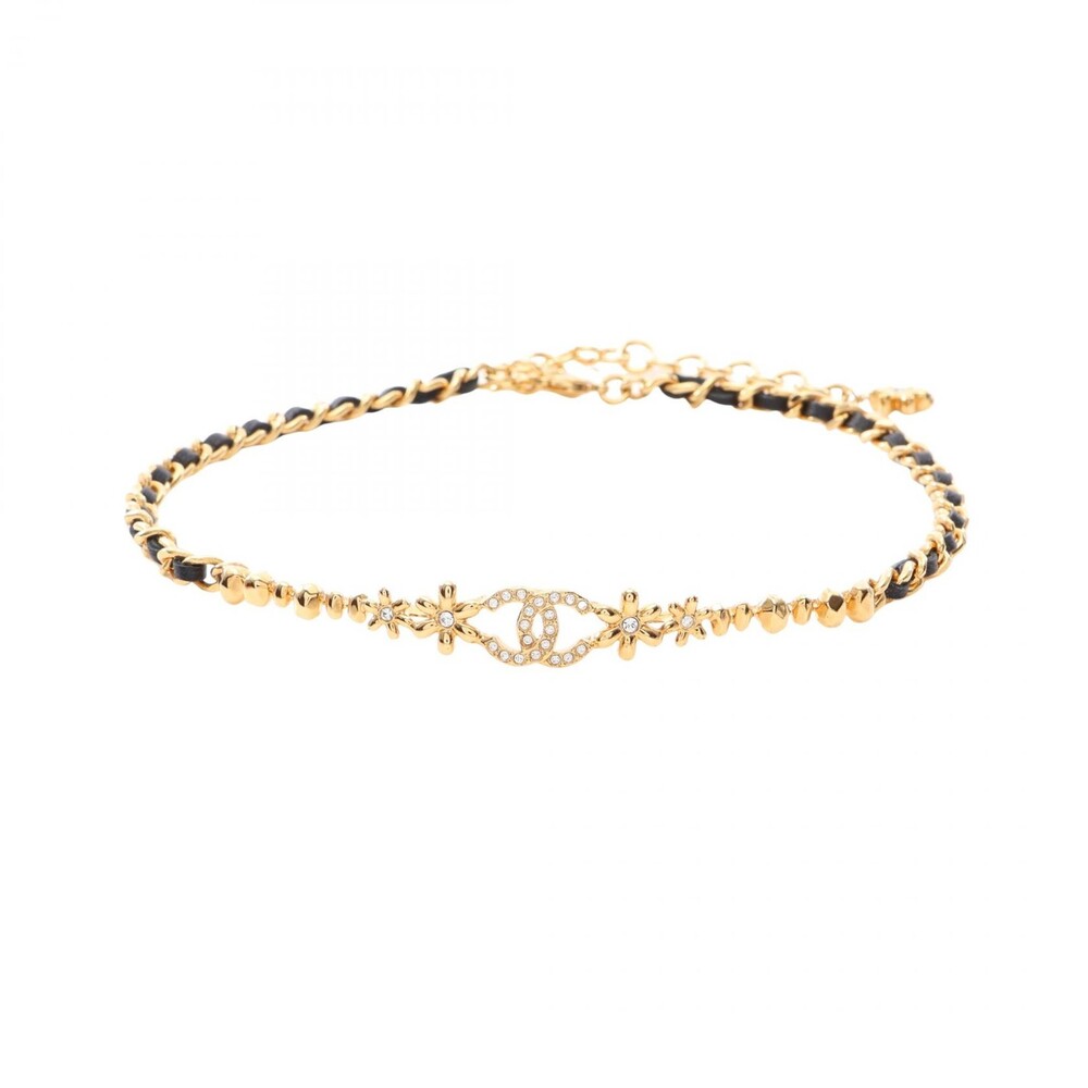 Chanel Coco Mark Chain Choker Necklace #339329C10B